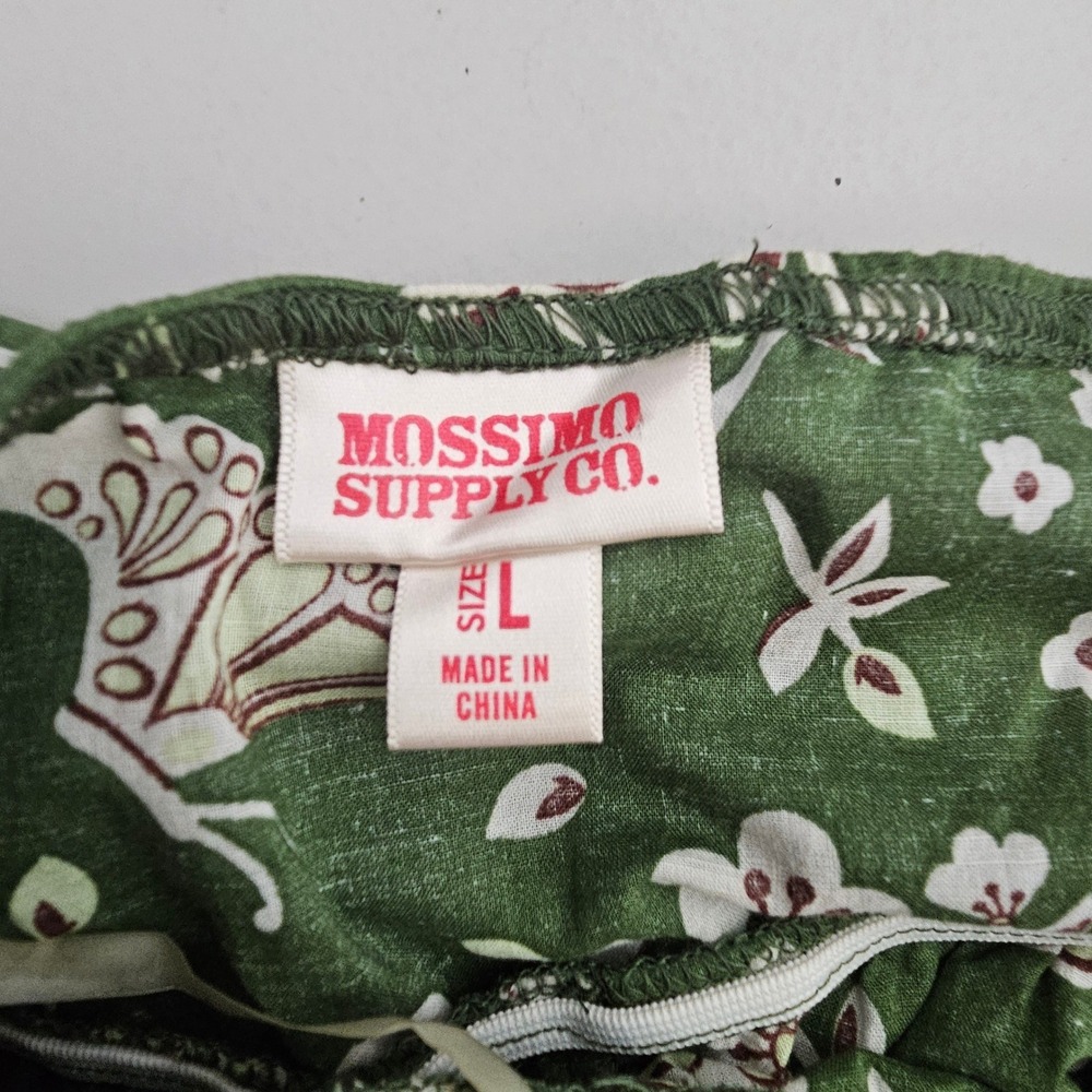 Vintage L Maxi Dress Green Butterfly Floral Halter Boho Fairygrunge 90s Granola - Picture 4 of 7